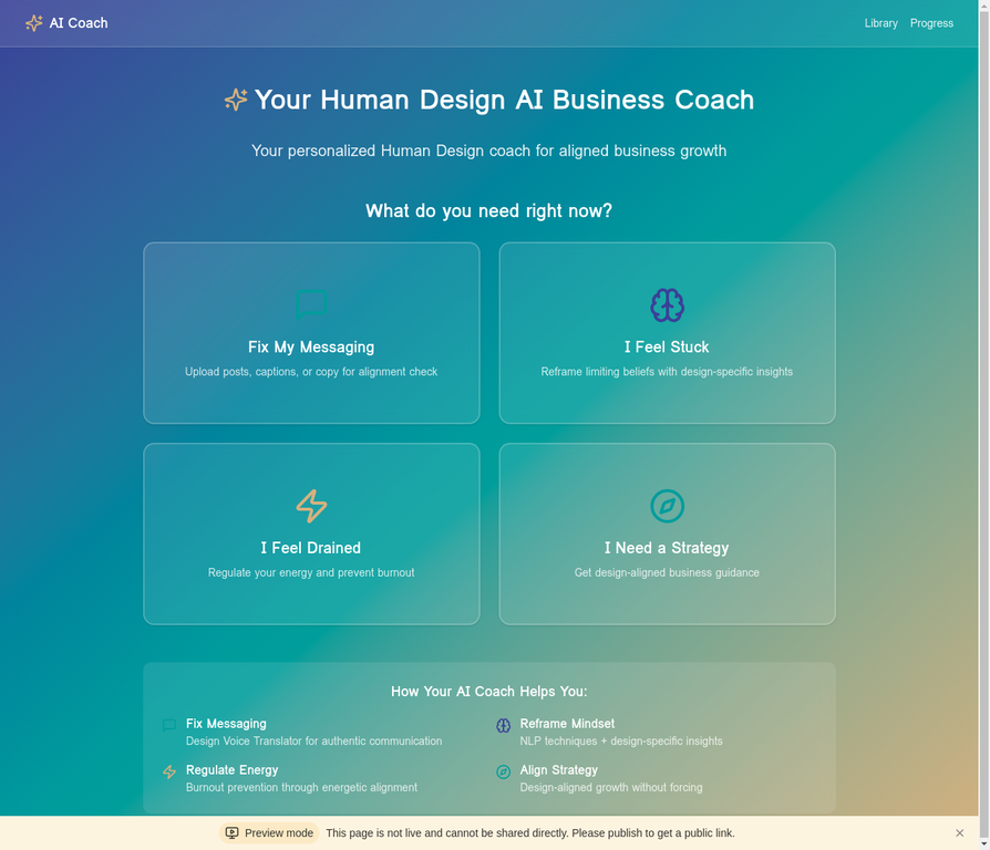 AI Business Strategist Chat Interface